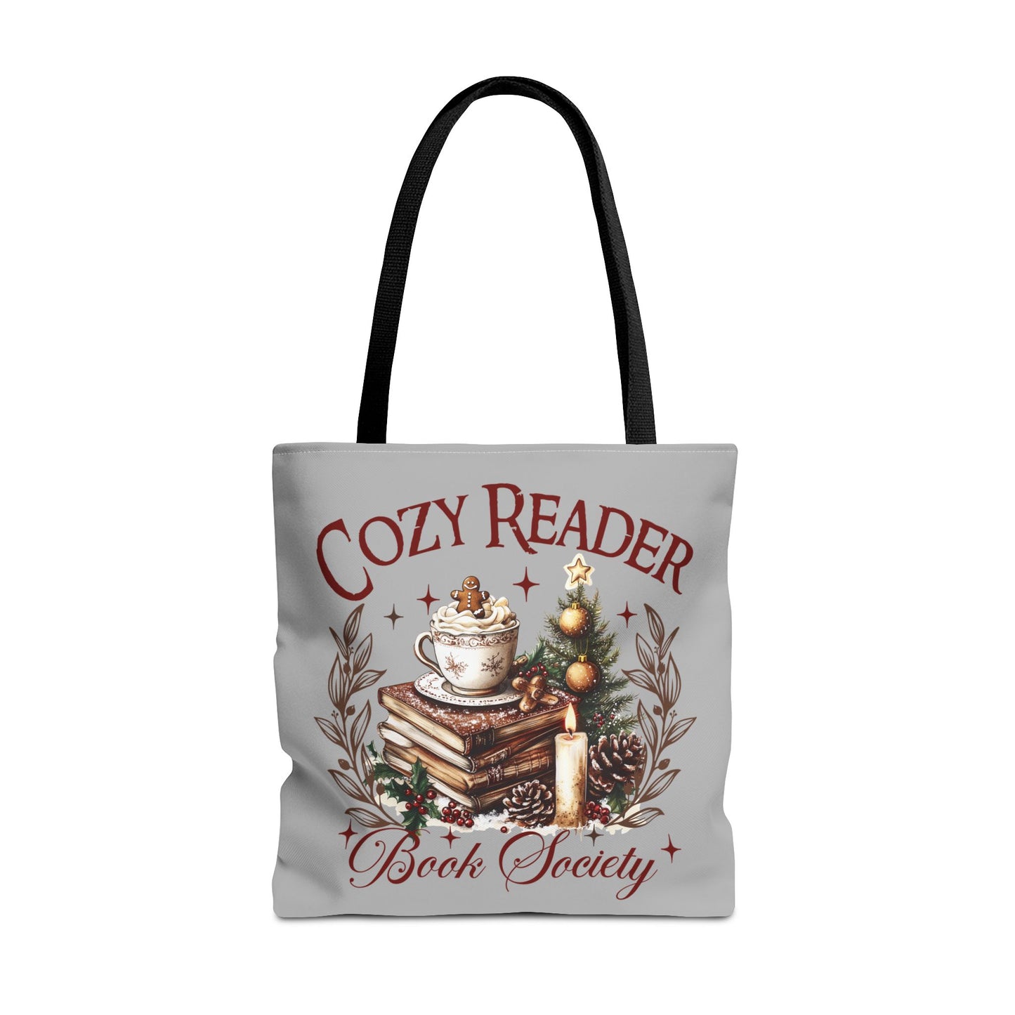Cozy Reader Book Society Tote 18x18
