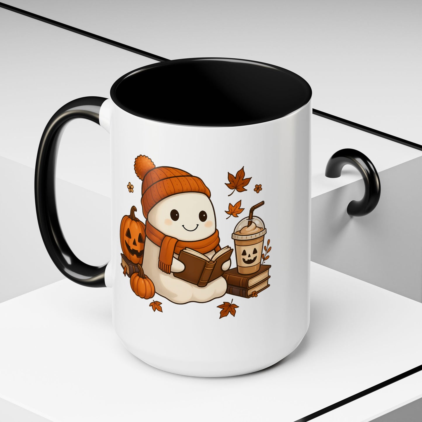 Ghost reading Mug, 15oz