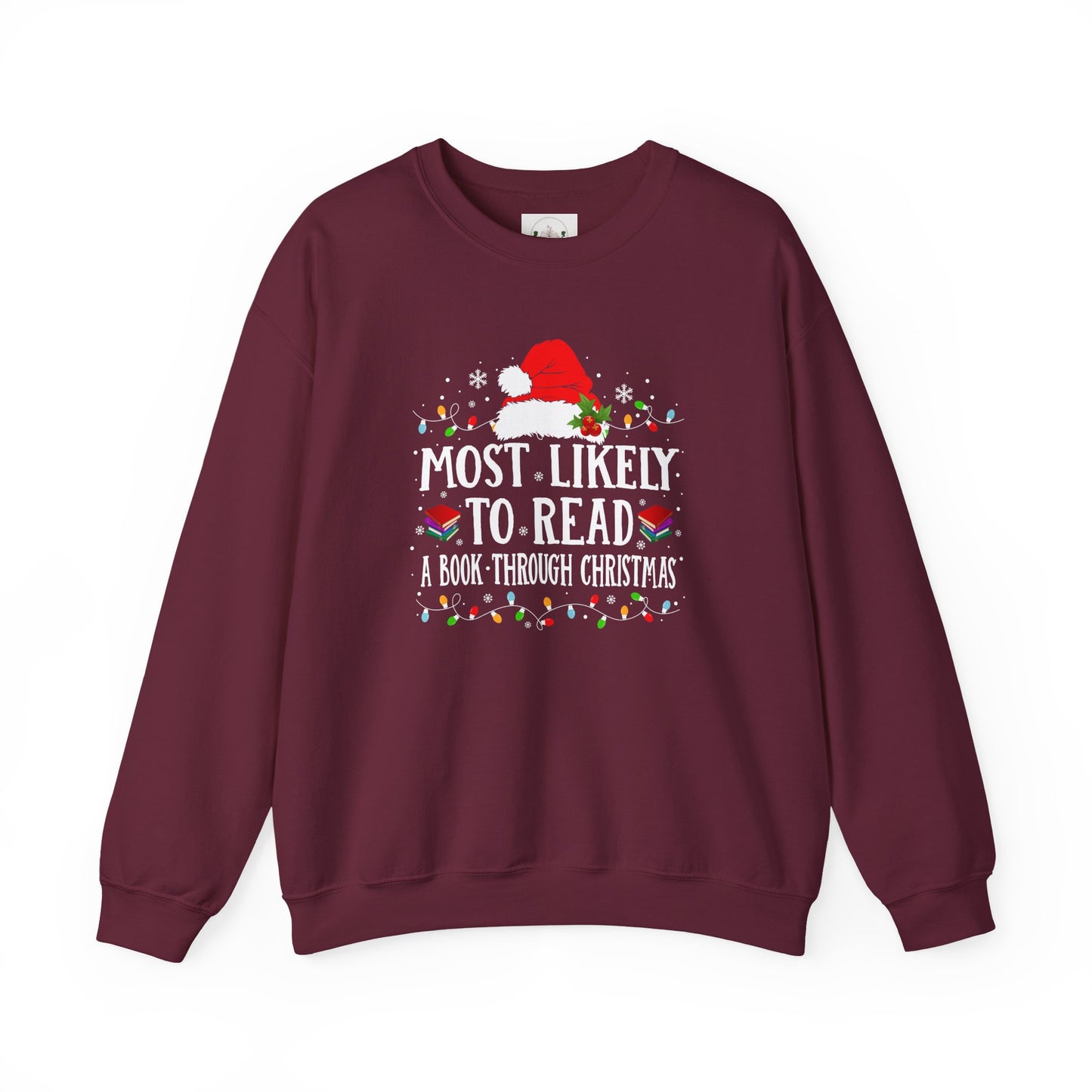 Most Likely To Read Through Christmas Crewneck