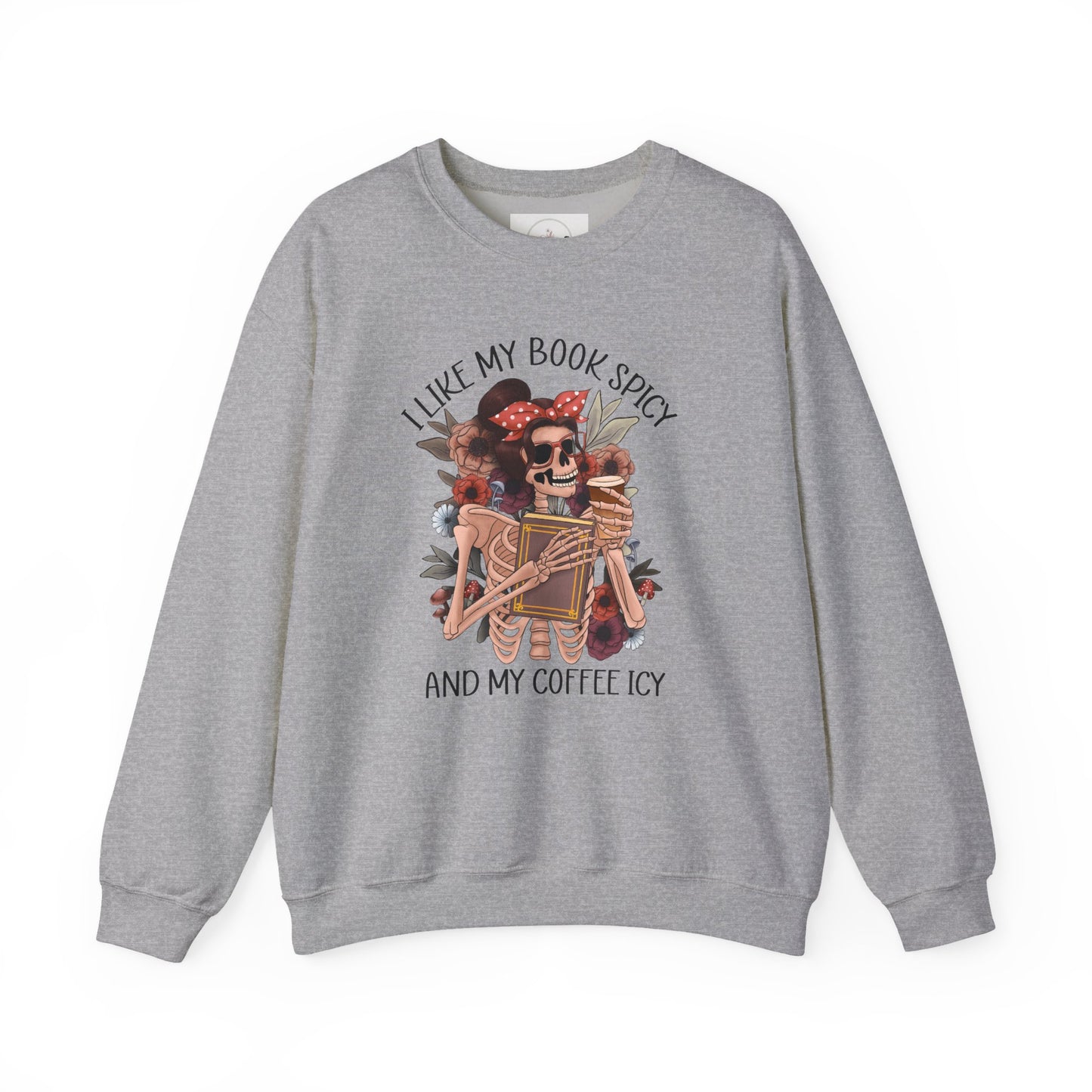 I Like My Books Spicy And My Coffee Icy Sweater