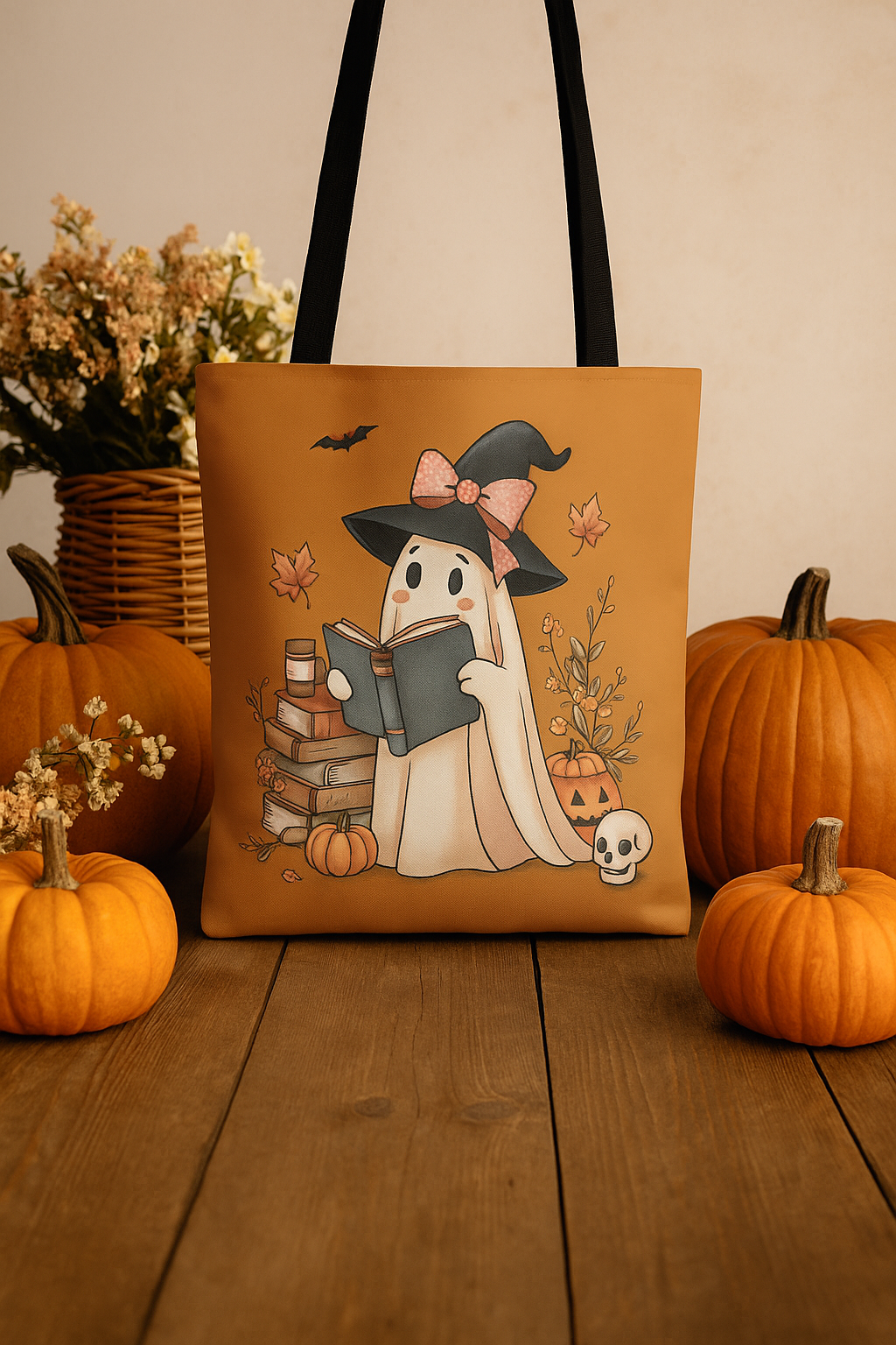 Ghost Witch Tote Bag