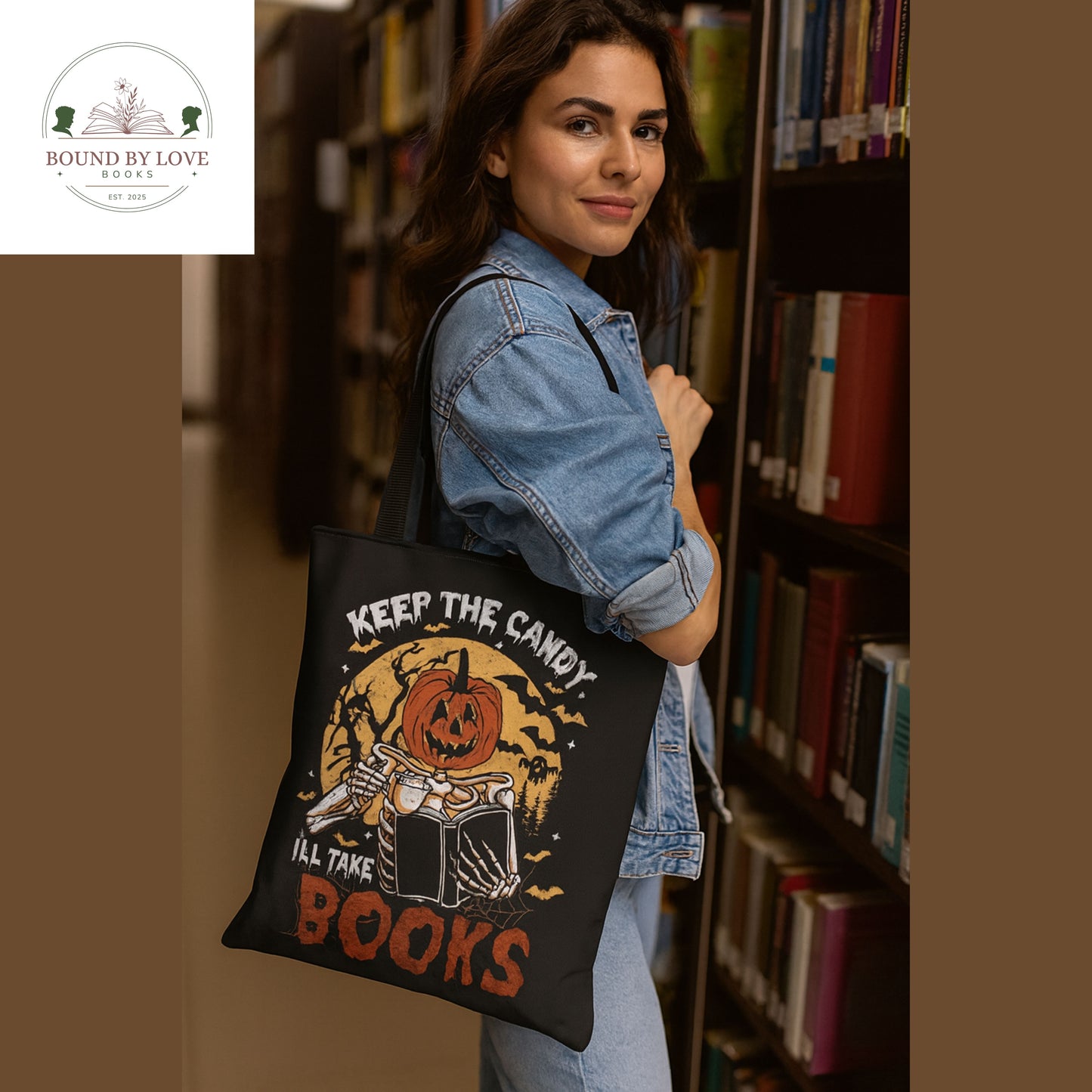 Keep The Candy, ill take books tote (large)