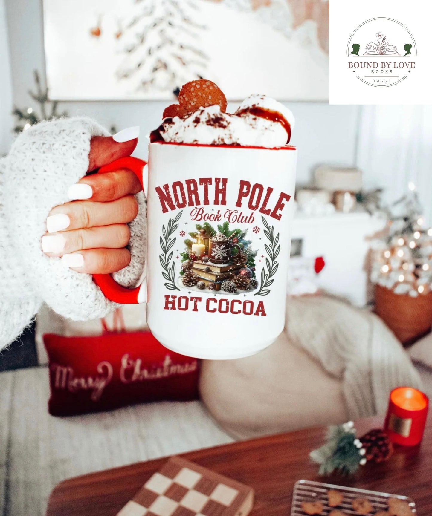 North Pole Hot Cocoa Mug, 15oz