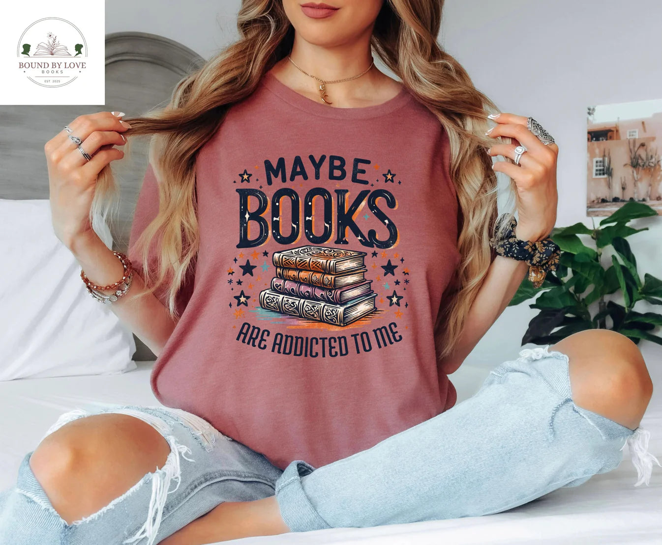 Maybe Books are Obsessed with Me Tee