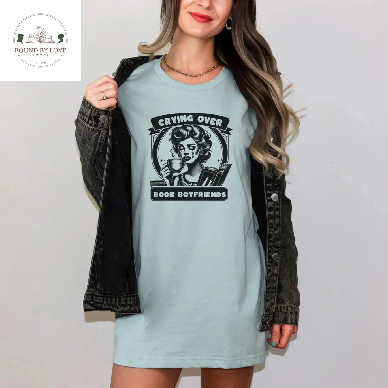 Crying Over Book Boyfriends Tee