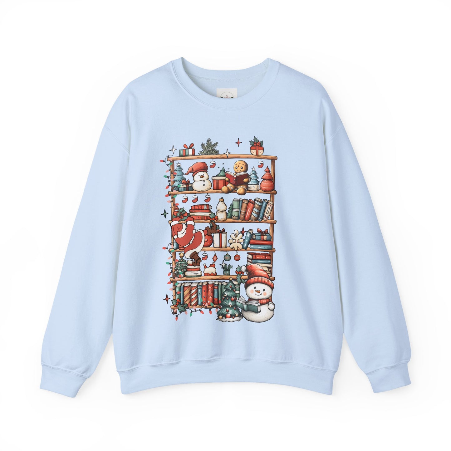 Christmas Book Shelf Sweatshirt