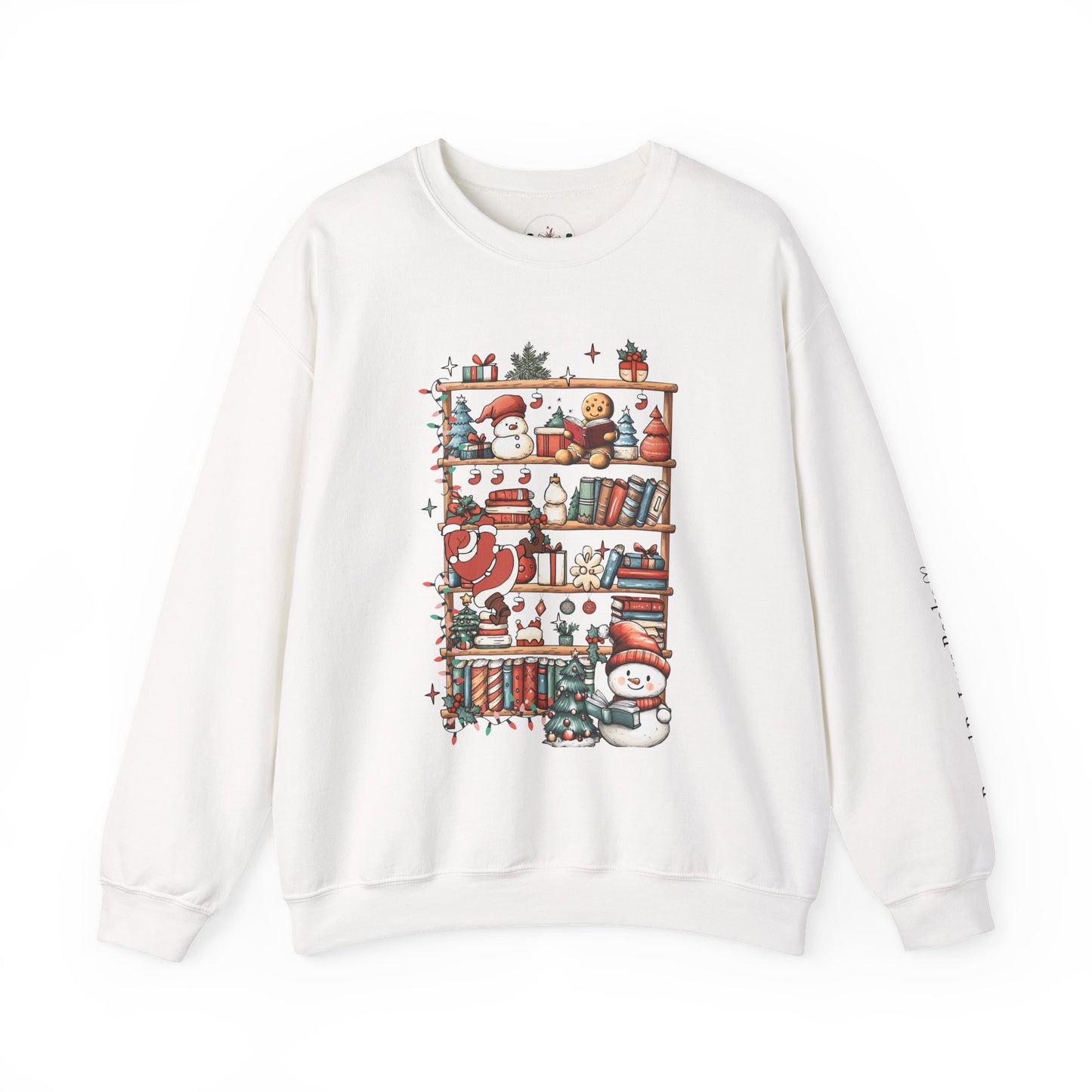 Christmas Bookshelf Crewneck
