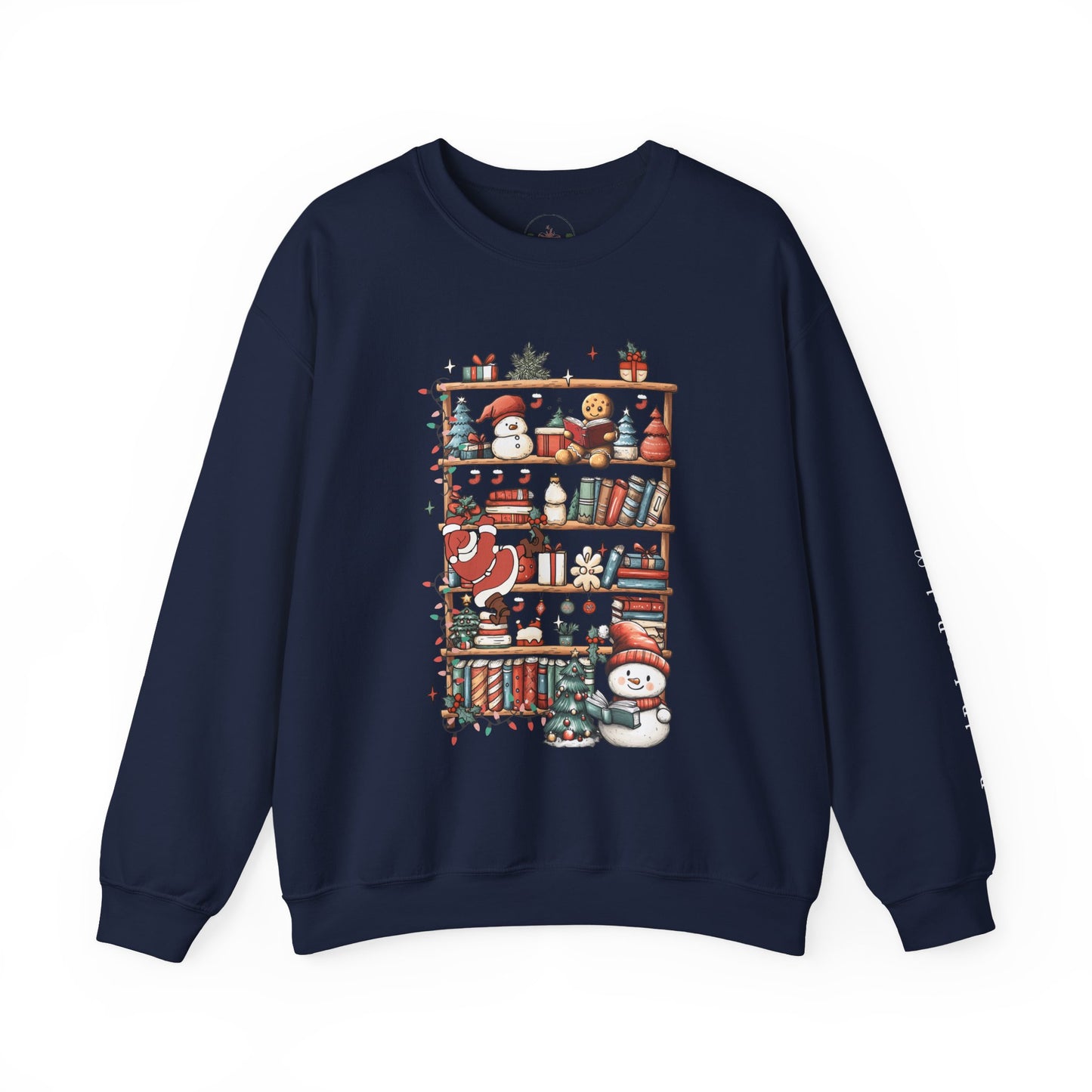 Christmas Bookshelf Crewneck