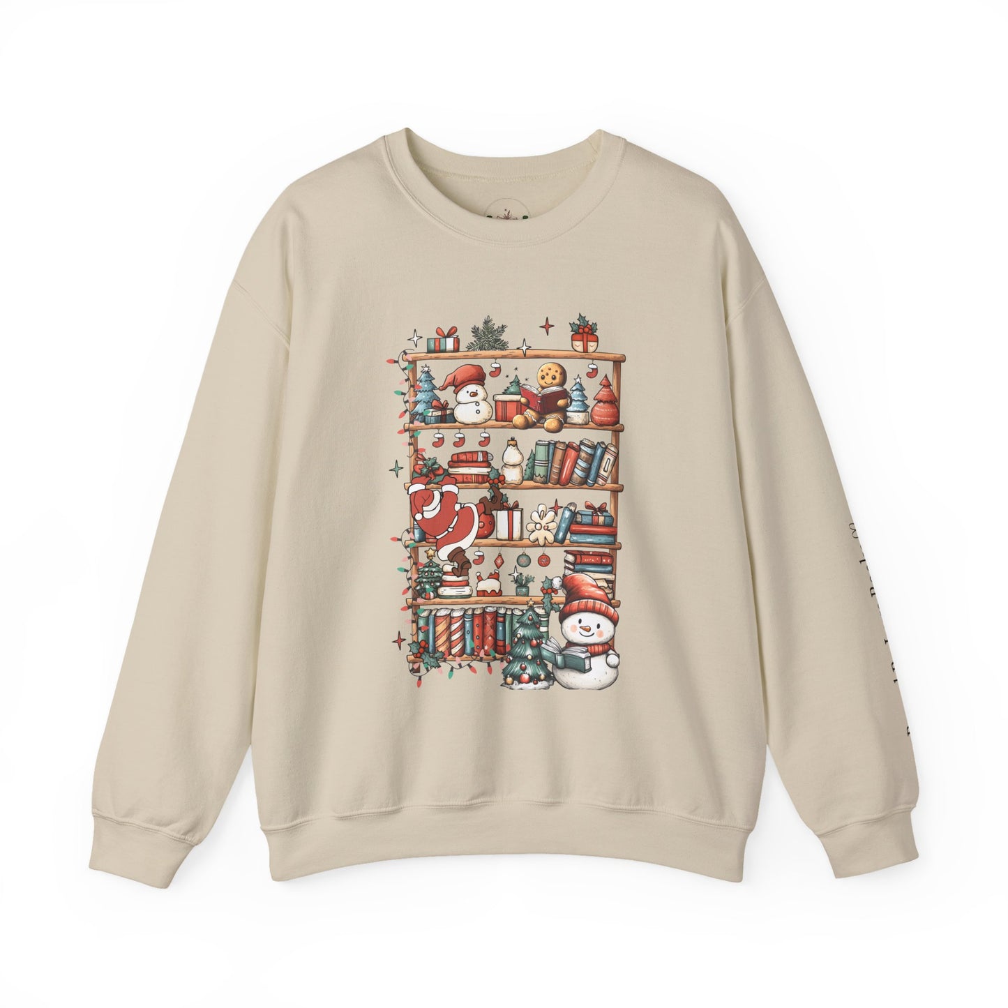 Christmas Bookshelf Crewneck