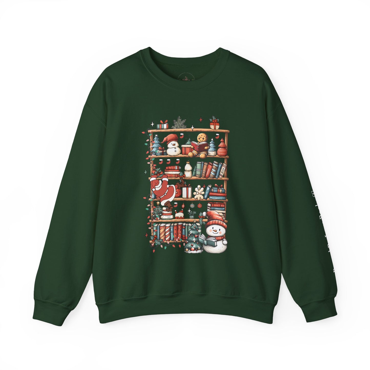 Christmas Bookshelf Crewneck
