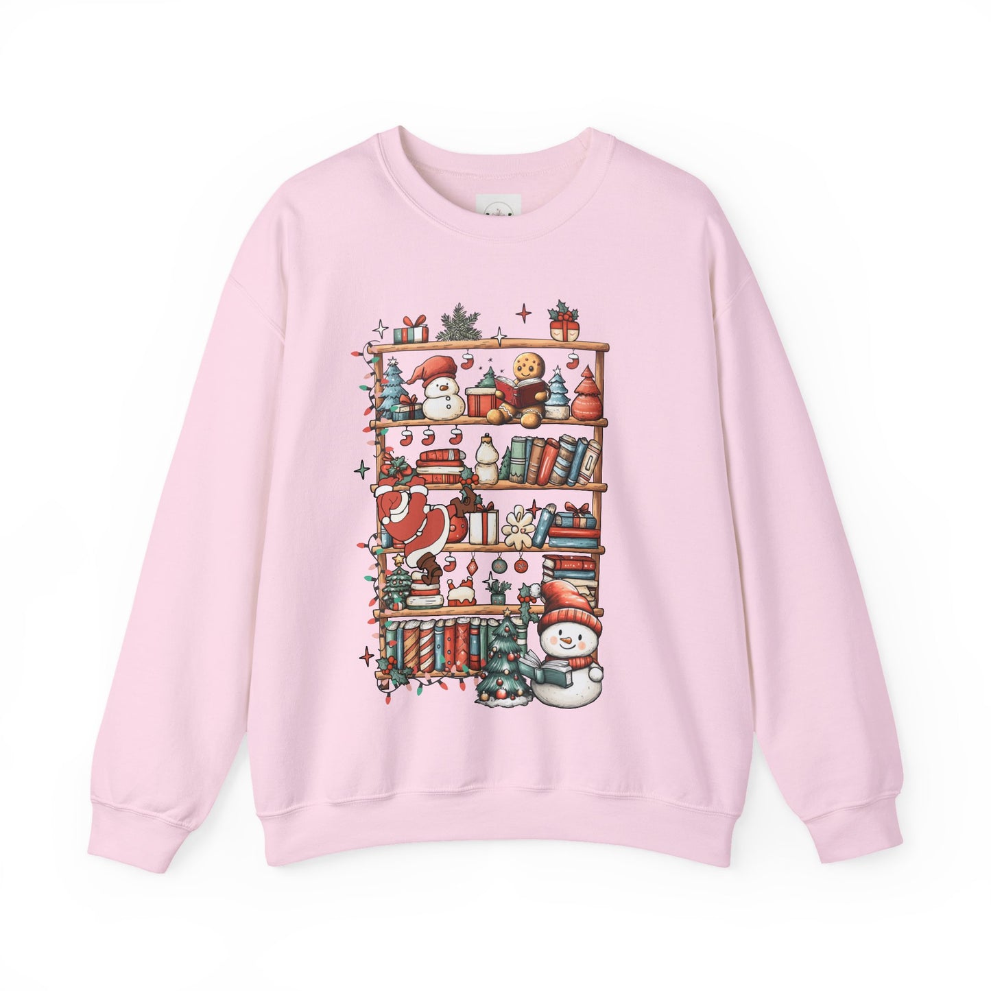 Christmas Book Shelf Sweatshirt
