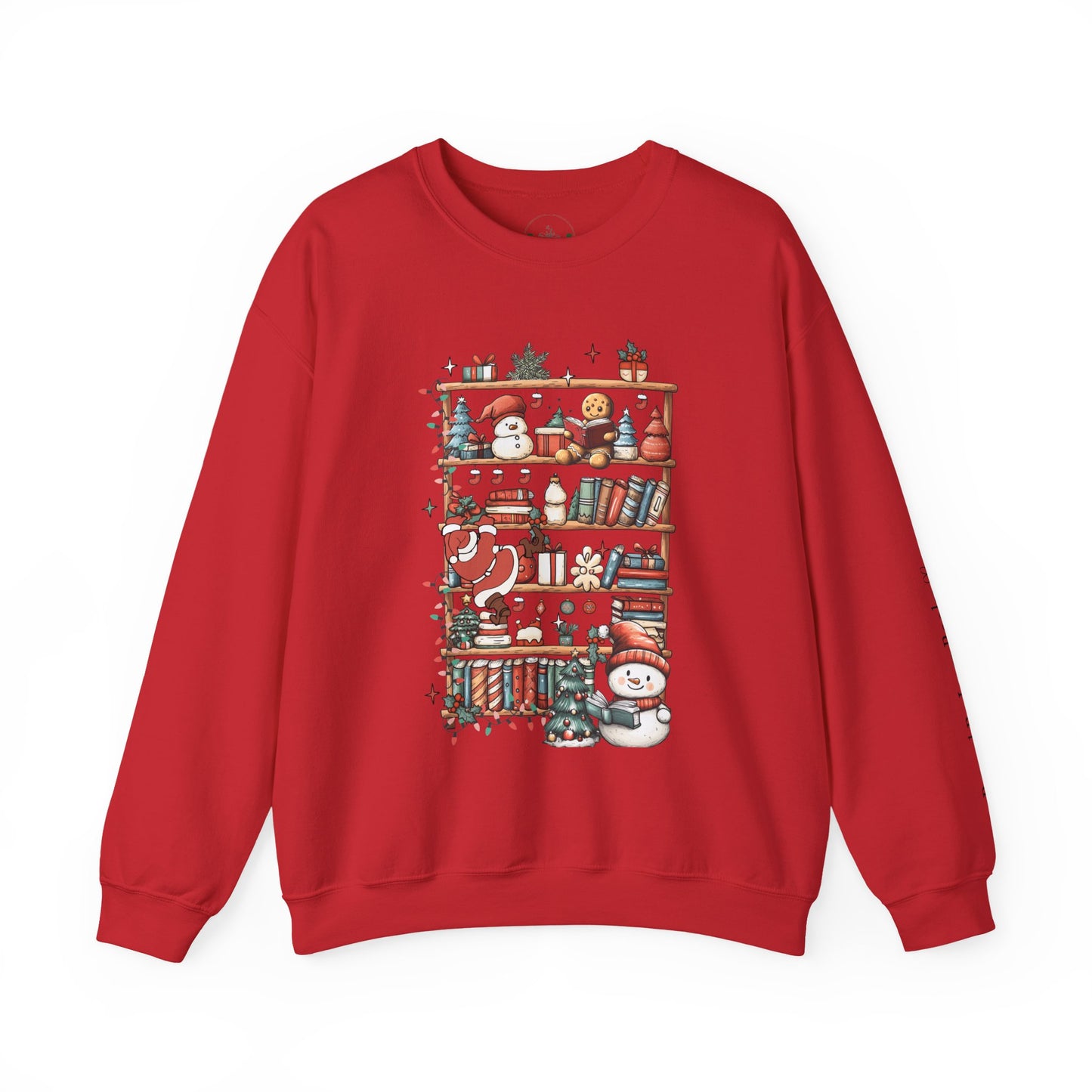 Christmas Bookshelf Crewneck