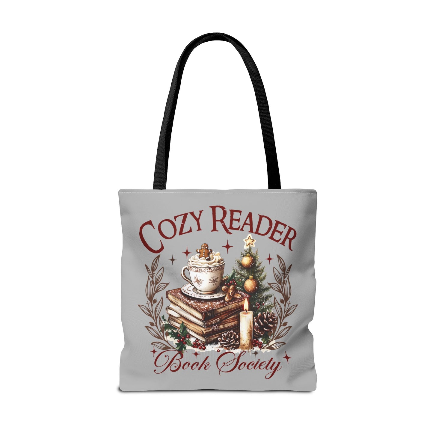 Cozy Reader Book Society Tote 18x18