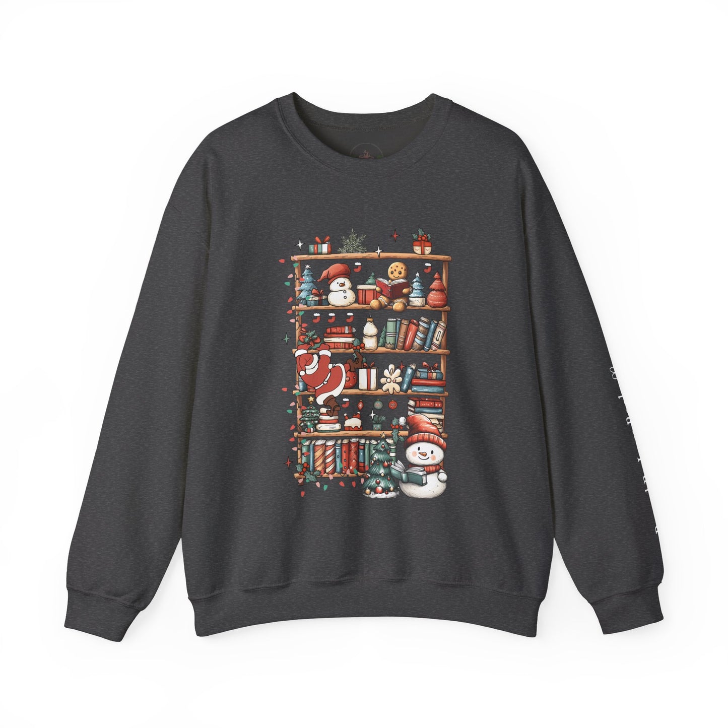 Christmas Bookshelf Crewneck