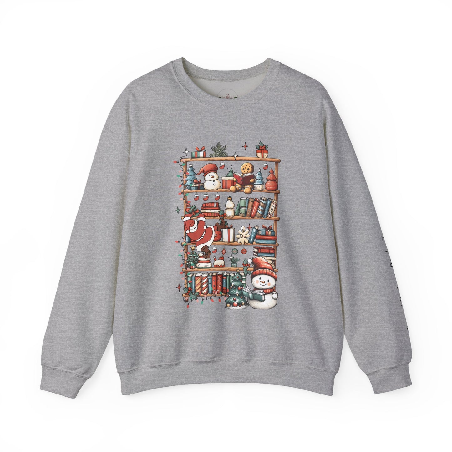 Christmas Bookshelf Crewneck
