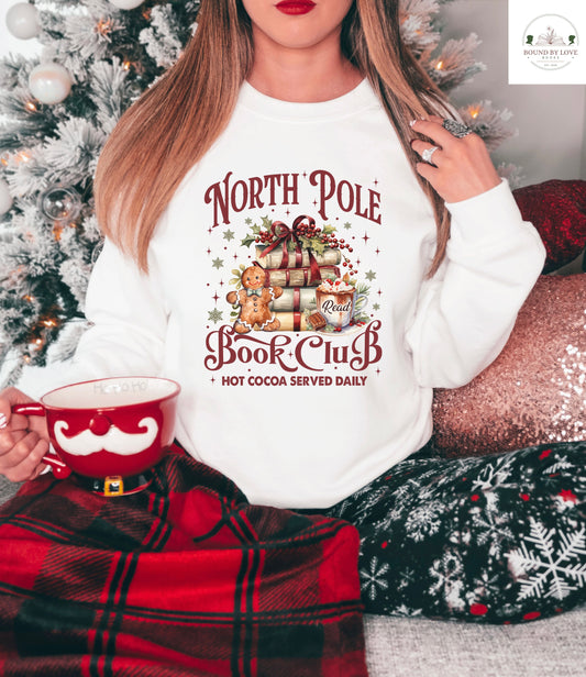 North Pole Book Club Crewneck