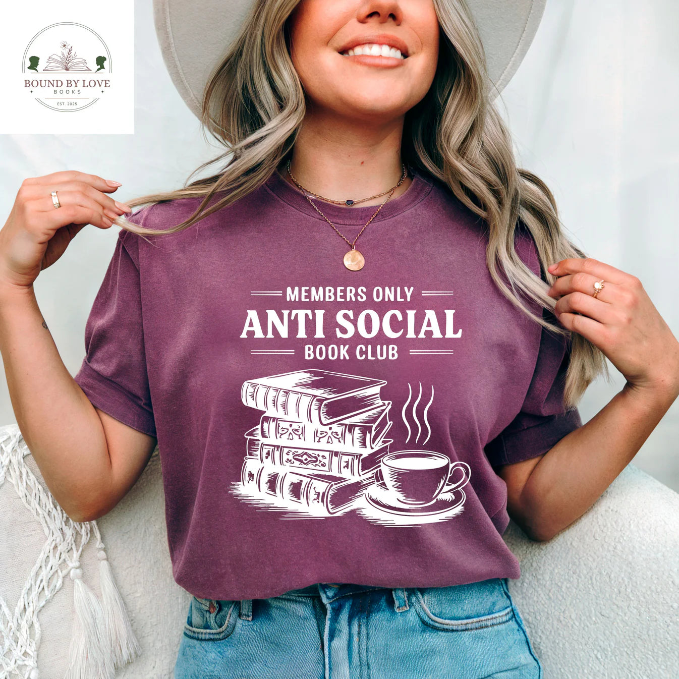 Anti social Book Club T-shirt