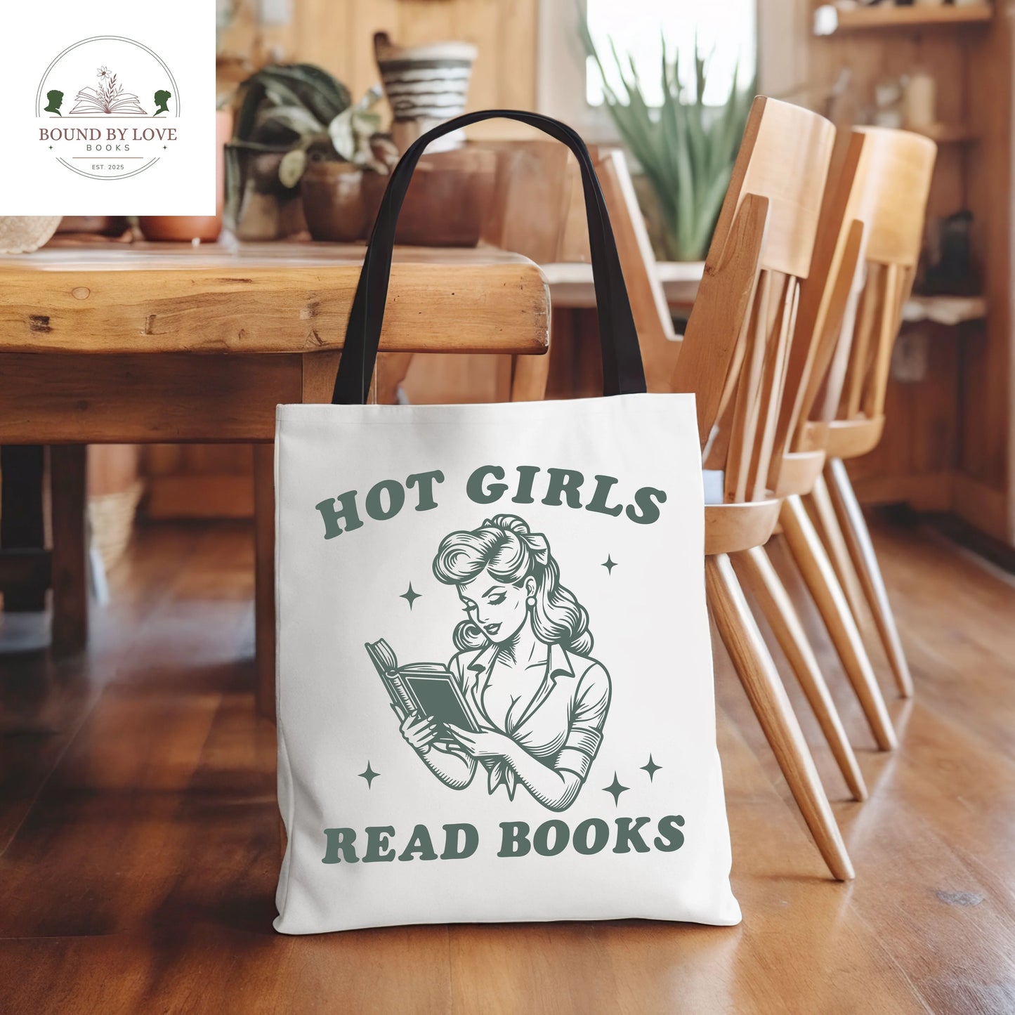 Retro Hot Girls Read Tote