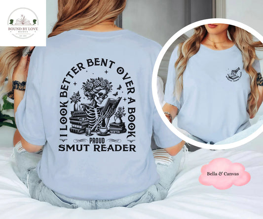Bent Over A Book Tee