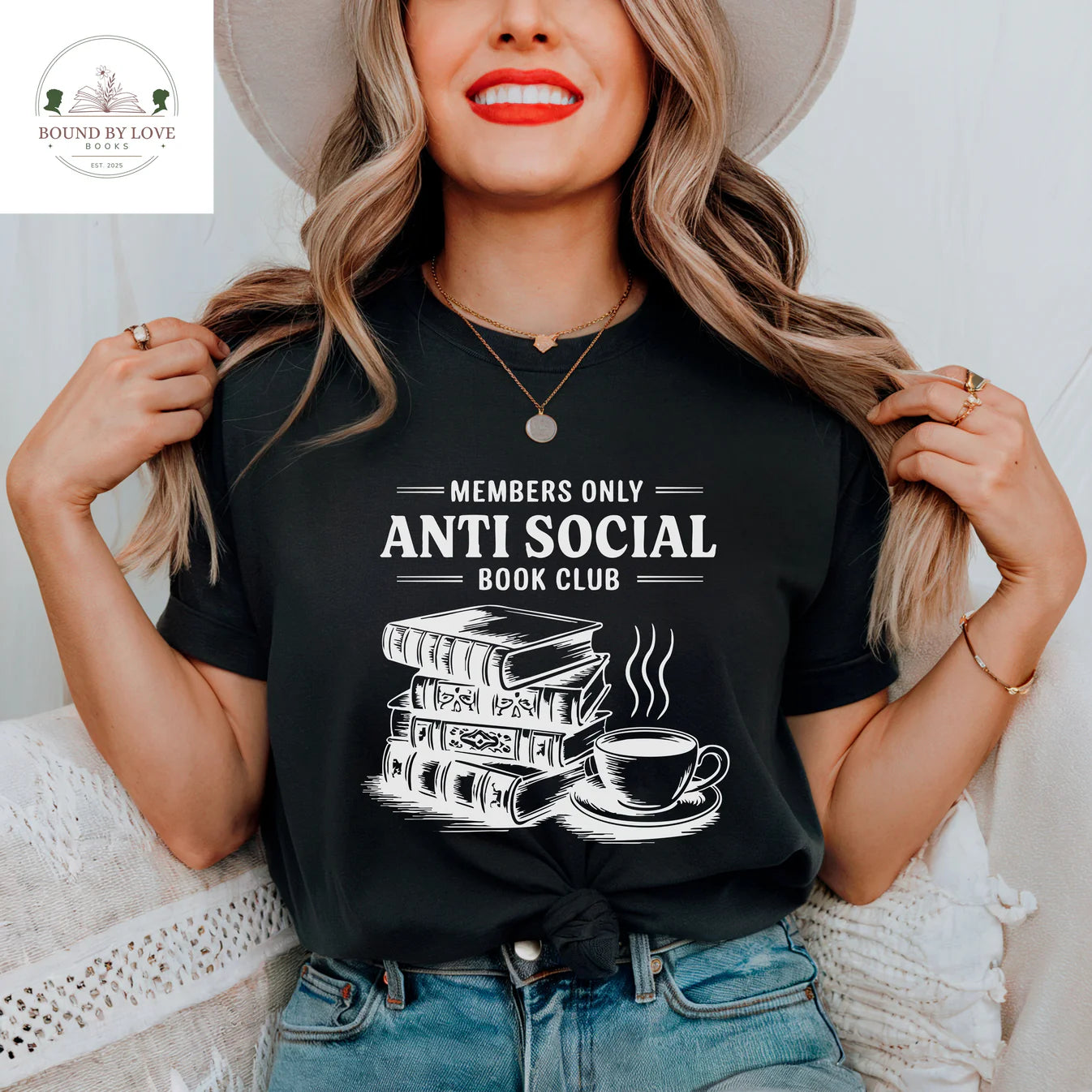 Anti social Book Club T-shirt
