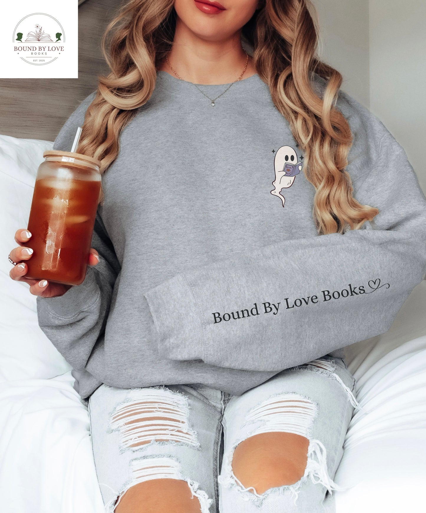 Halloween Bookshelf Crewneck