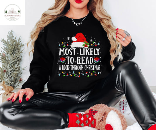 Most Likely To Read Through Christmas Crewneck