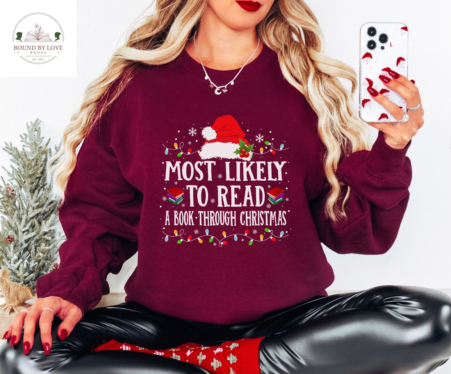 Most Likely To Read Through Christmas Crewneck